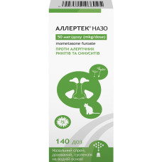 АЛЛЕРТЕК НАЗО спрей назал. 50 мкг/доза 140 доз фл.