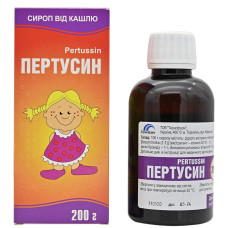 ПЕРТУСИН сироп №1 фл.200 г полім. в пачці