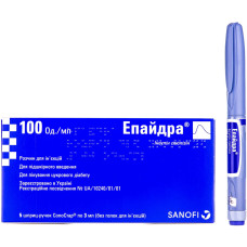 ЕПАЙДРА р-н д/ін. 100 МО/мл №5 шприц 3 мл. СолоСтар <INS>