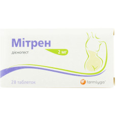 МІТРЕН табл. 2 мг №28 бліст.