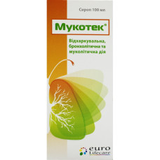 МУКОТЕК сироп 100 мл №1 фл. ЮНІК