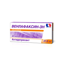 ВЕНЛАФАКСИН-ЗН табл. 37,5 мг №30 (3x10) бліст.