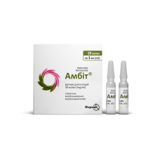 АМБІТ р-н д/ін. 30 мг/мл 1мл №10 бліст.