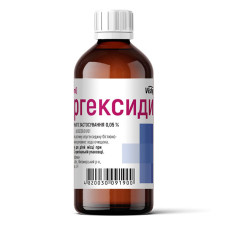 ХЛОРГЕКСИДИН р-н д/зовн.заст. 0,05% №1 фл.200 мл з кришкою