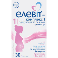 ЕЛЕВІТ КОМПЛЕКС 1 табл. №30 дієт. доб.