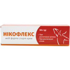 НІКОФЛЕКС МЕДИ ФОРТЕ СПОРТ крем 50 г
