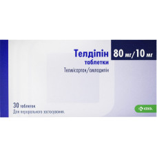 ТЕЛДІПІН табл. 80 мг/10 мг №30 бліст. КРКА