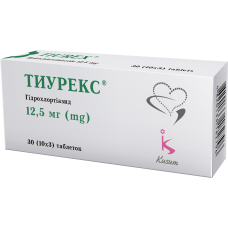ТИУРЕКС табл. 12,5 мг №30 бліст.<РЦП>