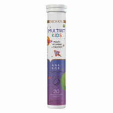 ВІТАМІНИ NOVEL шипучі Multivit Kids №20 УКТЗЕД2106909200