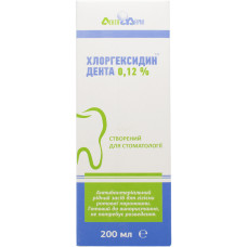 ХЛОРГЕКСИДИН ДЕНТА р-н 0,12 % фл.200 мл