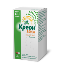 КРЕОН 25000 капс. 300 мг №50 фл.