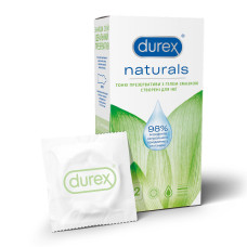 ПРЕЗЕРВАТИВИ DUREX с гель-смазкой N12 Naturals тонк.