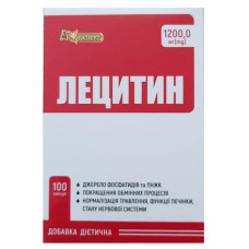 ЛЕЦИТИН AN NATUREL капс. №100 дієт. доб. КРАСА ТА ЗДОРОВЯ