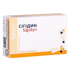 СИГИДИН супоз. №10 ср-во гигиен.-проф