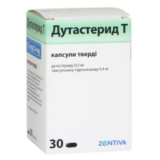 ДУТАСТЕРИД Т капс. тв. 0,5 мг/0,4 мг №30 пляшка