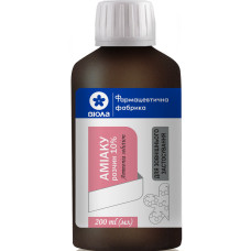АМІАКУ РОЗЧИН 10% р-н д/зовн.заст. 10% №1 фл.200 мл