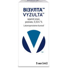 ВІЗУЛТА кр. очні. р-н 0,024 % №1 пляшка 5 мл