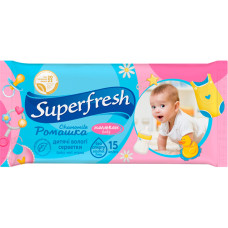 СЕРВЕТКИ ВОЛОГІ  SUPER FRESH Антибакт. з клапаном №120