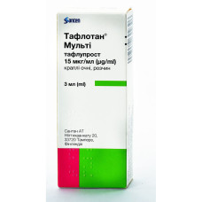 ТАФЛОТАН МУЛЬТІ краплі оч., р-н 15 мкг/мл по 3 мл у флак. з дозат.