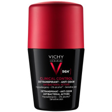 VICHY Клінікал Контрол, кульковий антип. для чол. проти надмірн потовид. та запаху, 96год 50мл/5025