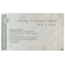 Леопед ст.повязка 9х15см з іонами срібла №1.