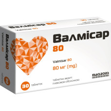 ВАЛМІСАР 80 табл. в/пл. об. 80 мг №30