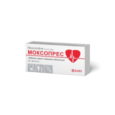 МОКСОПРЕС табл. в/пл. об. 0,2 мг №30 бліст.