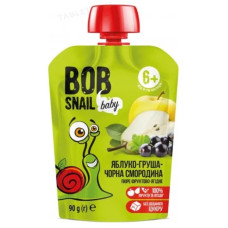 Равлик Боб Bob Snail пюре дит. яблуко-груша смородина 90г