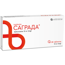 САГРАДА табл. в/пл. об. 10 мг №28 бліст.