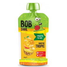ПЮРЕ BOB SNAIL смузі банан-ананас-манго 120г