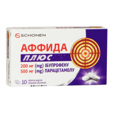 АФФИДА ПЛЮС табл. в/пл. об. №10 бліст.