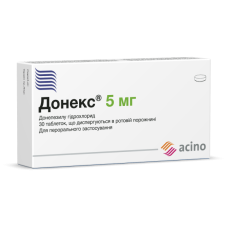 ДОНЕКС табл. дисп. 5 мг №30 бліст. 10*3