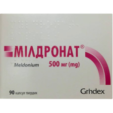 МІЛДРОНАТ капс. 500 мг №90