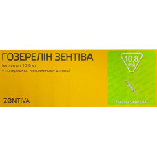ГОЗЕРЕЛІН ЗЕНТІВА імплантат 10,8 мг №1 шприц