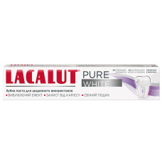 ЛАКАЛУТ з/п Lacalut Pure White, 75 мл