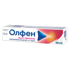 ОЛФЕН ФОРТЕ ГІДРОГЕЛЬ 2% №1 туба 50 г