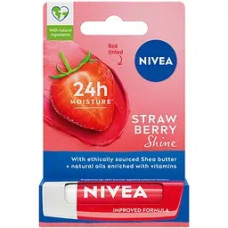 NIVEA 85083 бальзам для губ полуничне сяйво 4,8г
