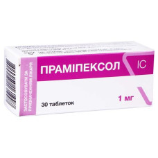 ПРАМІПЕКСОЛ ІС табл. 1 мг №30 ІНТЕРХІМ