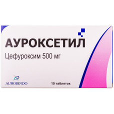 АУРОКСЕТИЛ табл. 500 мг №10 бліст.