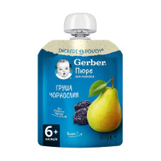 ПЮРЕ ГЕРБЕР груша-чорнослив 90 г