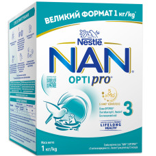 НАН 3 OPTIPRO Суха мол. суміш з 12 міс. 800г / 0903