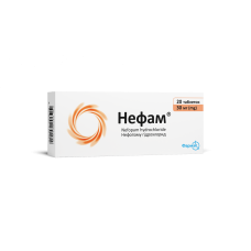 НЕФАМ таблетки, в/плів. обол. по 30 мг №20 (10х2) ФАРМАК
