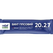 БИНТ ГІПСОВИЙ MedTextile 10 см х 2,7 м