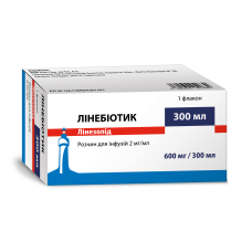 ЛІНЕБІОТИК розчин д/інф. 2 мг/мл по 300 мл у флак.