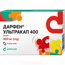 ДАРФЕН УЛЬТРАКАП 400 капсули м'як. по 400 мг №10