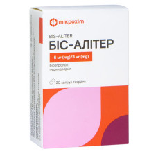 БІС-АЛІТЕР капсули тв. по 5 мг/8 мг №30 (10х3)