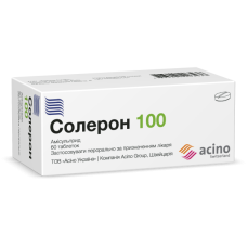СОЛЕРОН 100 таблетки по 100 мг №60 (10х6)