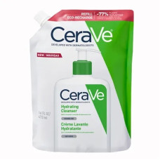 CERAVE Рефіл Емульсія CeraVe очищуюча зволожуюча для нормальної і сухої шкіри обличчя і тіла, змінний блок, 473 мл