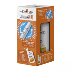 НАБІР La Roche-Posay Anthelios сонцезахисний флюїд для чутливої шкіри обличчя SPF50+, 50 мл + термальна вода, 50 мл
