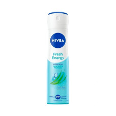 NIVEA дезодорант-антиперспірант спрей Nivea Fresh Energy Енергія свіжості 48h (83750), 150 мл